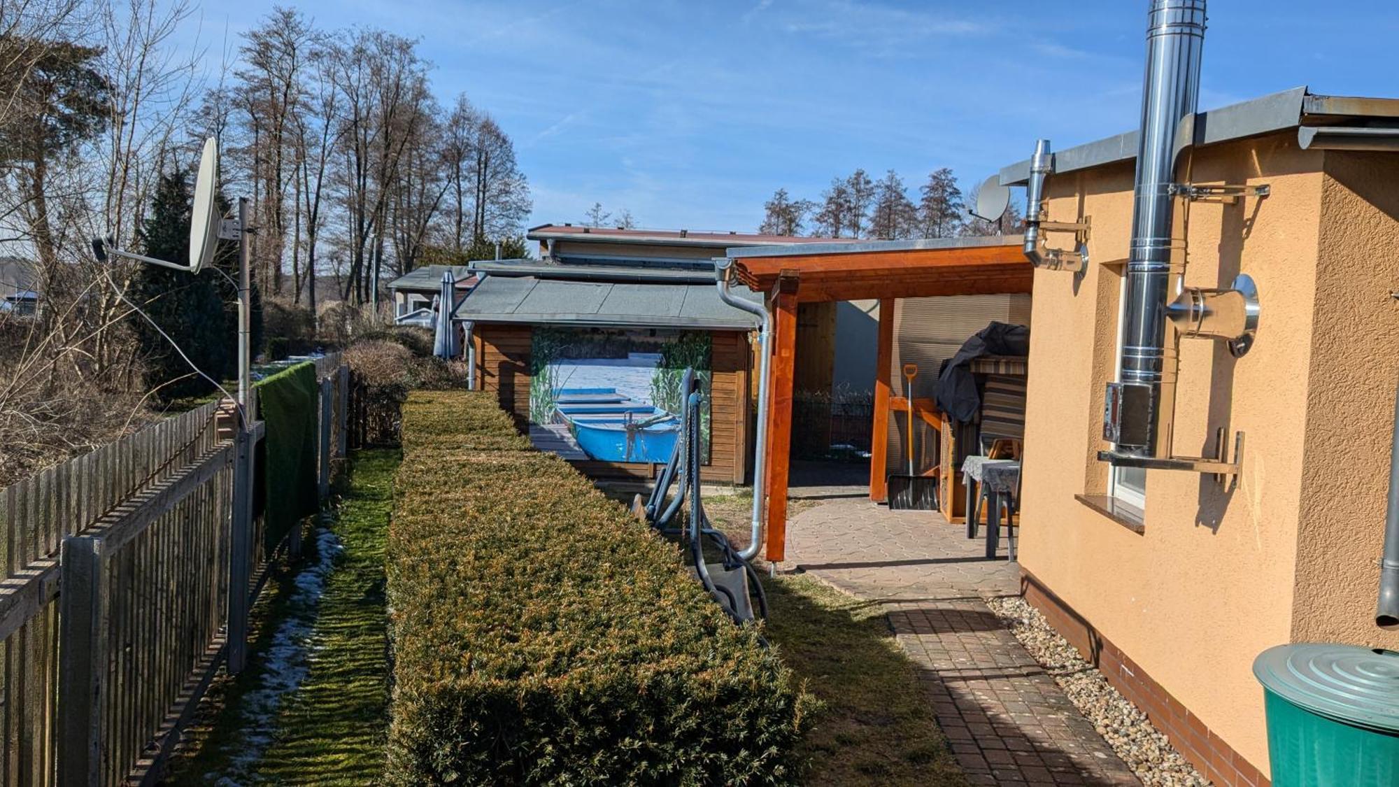 Spreewaldhaeuser Golinski Mit Kamin Am Neuendorfer See Alt Schadow エクステリア 写真