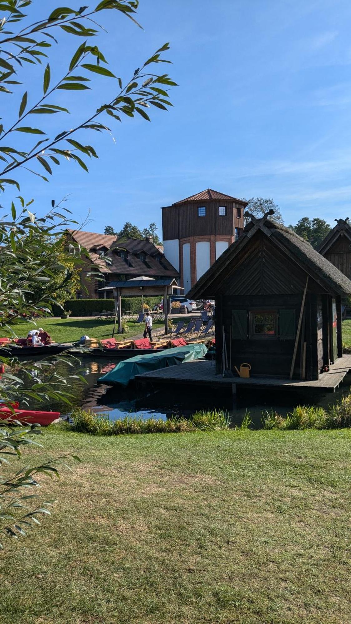 Spreewaldhaeuser Golinski Mit Kamin Am Neuendorfer See Alt Schadow エクステリア 写真